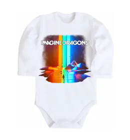 Дитячий бодік Imagine Dragons Білий фото
