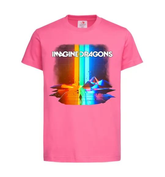 Детская футболка Imagine Dragons Ярко-розовый фото