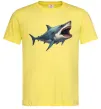 Мужская футболка Велика акула Лимонный фото
