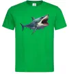 Мужская футболка Велика акула Зеленый фото