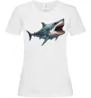Жіноча футболка Велика акула Білий фото