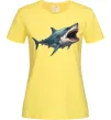 Жіноча футболка Велика акула Лимонний фото