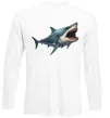 Лонгслив Велика акула Белый фото