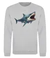 Свитшот Велика акула Серый меланж фото