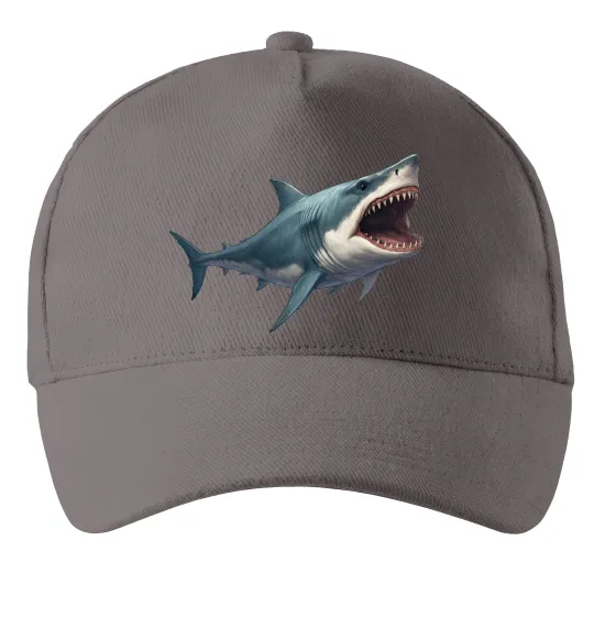 Кепка Велика акула Сірий фото