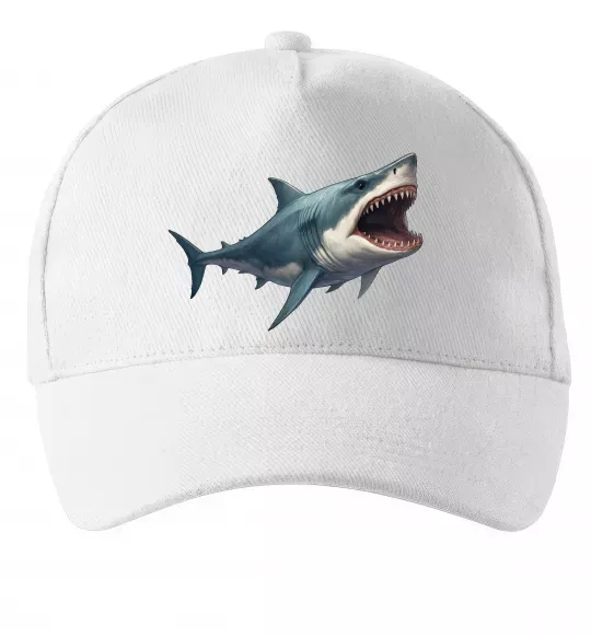 Кепка Велика акула Белый фото