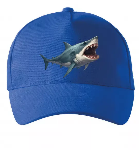 Кепка Велика акула Ярко-синий фото