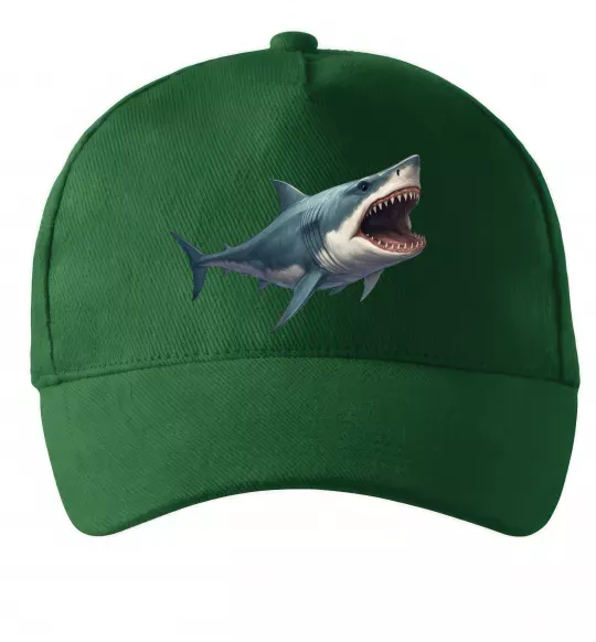 Кепка Велика акула Темно-зеленый фото