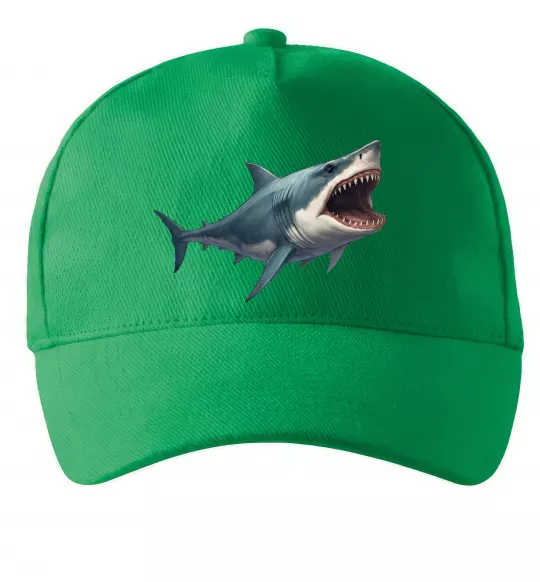Кепка Велика акула Зеленый фото