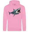 Женская толстовка (худи) Велика акула Розовый фото