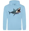 Женская толстовка (худи) Велика акула Голубой фото
