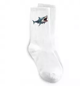 Носки Велика акула Белый фото