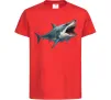 Детская футболка Велика акула Красный фото