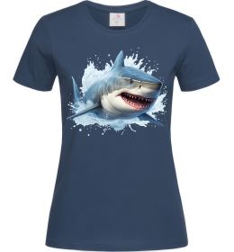 Женская футболка Акула на хвилі