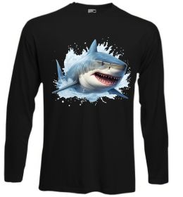 Лонгслив Акула на хвилі