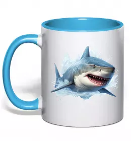 Чашка с цветной ручкой