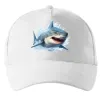 Кепка Акула на хвилі Белый фото