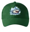 Кепка Акула на хвилі Темно-зеленый фото