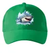 Кепка Акула на хвилі Зеленый фото