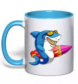 Чашка с цветной ручкой