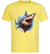 Мужская футболка Зла акула в крові Лимонный фото
