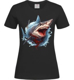 Жіноча футболка Зла акула в крові