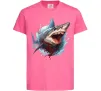 Детская футболка Зла акула в крові Ярко-розовый фото