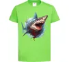 Детская футболка Зла акула в крові Лаймовый фото