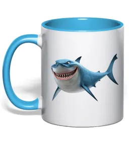 Чашка с цветной ручкой