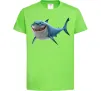 Детская футболка Акула з мультика Лаймовый фото