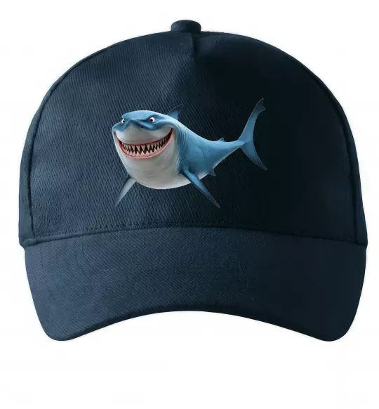 Кепка Акула з мультика Темно-синий фото