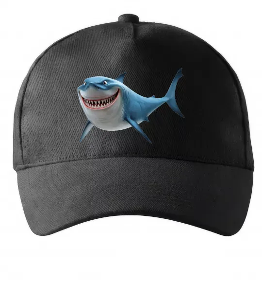 Кепка Акула з мультика Черный фото
