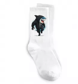 Носки Акула в капюшоні Белый фото