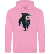 Мужская толстовка (худи) Акула в капюшоні Розовый фото