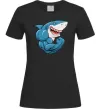 Жіноча футболка Акула показує біцепс Чорний фото