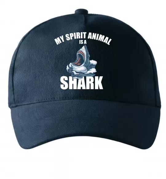Кепка Shark is my spirit animal Темно-синій фото