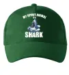 Кепка Shark is my spirit animal Темно-зелений фото