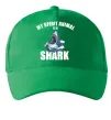 Кепка Shark is my spirit animal Зелений фото