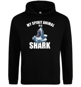 Мужская толстовка (худи) Shark is my spirit animal