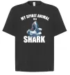 Футболка Оверсайз Shark is my spirit animal Чорний Футболка Оверсайз Shark is my spirit animal Чорний фото