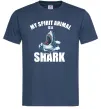 Чоловіча футболка Shark is my spirit animal Темно-синій фото