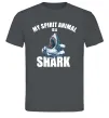 Чоловіча футболка Shark is my spirit animal Графіт фото