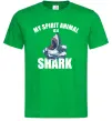Чоловіча футболка Shark is my spirit animal Зелений фото