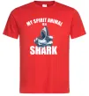Чоловіча футболка Shark is my spirit animal Червоний фото