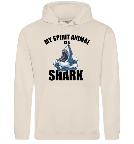 Женская толстовка (худи) Shark is my spirit animal Таш фото