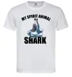 Чоловіча футболка Shark is my spirit animal Білий фото