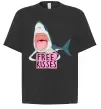 Футболка Оверсайз Free kisses Черный фото
