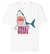 Футболка Оверсайз Free kisses Белый фото