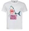 Мужская футболка Free kisses Белый Мужская футболка Free kisses Белый фото