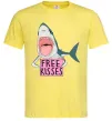 Мужская футболка Free kisses Лимонный Мужская футболка Free kisses Лимонный фото